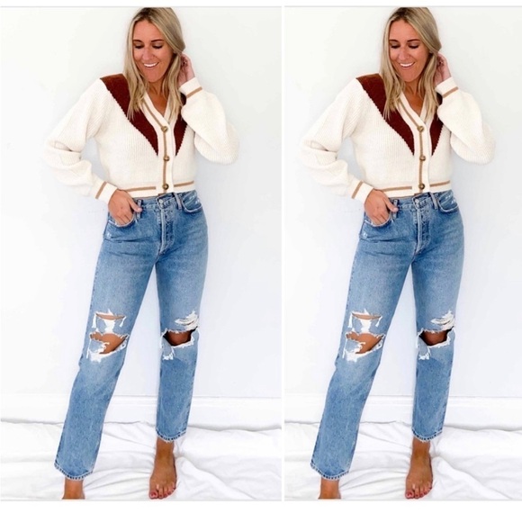 Agolde Fen High Rise Relaxed Taper Jeans in Wander 23 - Picture 2 of 14